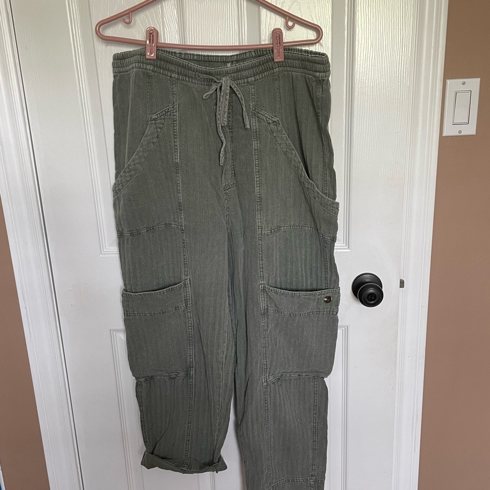 Free People Feelin Good Utility Pants